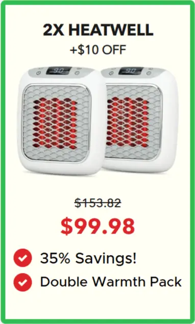 HeatWell Heater package price 