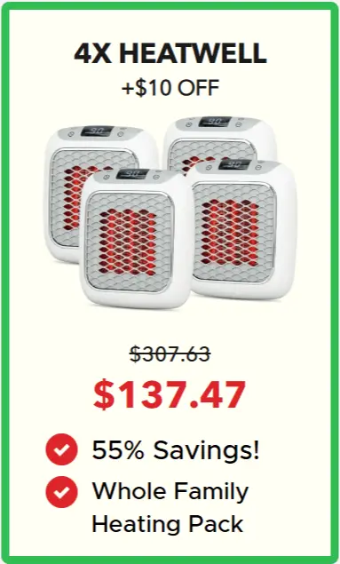 HeatWell Heater package price 